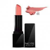 Batom Note Mineral Semi Matte Lipstick 01 Intense Nude - 4.5G