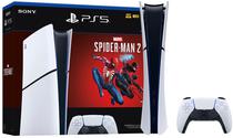 Console Sony Playstation 5 Slim CFI-2015 Digital 1TB SSD Marvel Spider-Man 2 - Black/White (Caja Fea)