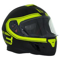 Capacete MT Helmets FF102SV Thunder 3 SV Beta Gloss - Fechado - Tamanho M - com Oculos Interno - Preto e Amarelo