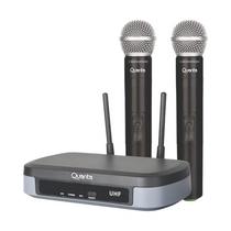 Microfone Quanta QTMWU104 Sem Fio 2UND Bivolt