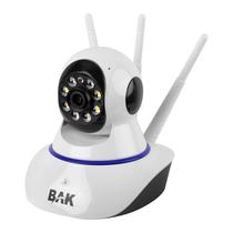 Camera de Seguranca IP BAK BK-9100 - 3.6MM - Wi-Fi - Branco