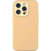 Estojo Protetor de Silicone + Protetor de Tela Baseus Liquid Silica Gel Series para iPhone 14 Pro Max - Sunglow (ARYT020810)