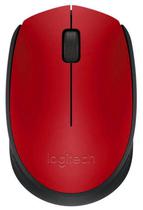 Mouse Logitech M170 Wireless 2.4GHZ Vermelho