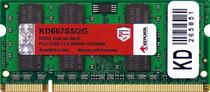 Memoria para Notebook Keepdata 2 GB 667MHZ DDR2 KD667S5/2G