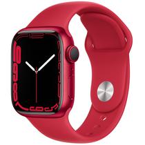 Apple Watch Series 7 41 MM A2473 MKN23LL/A GPS - Red Aluminum/Red