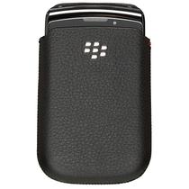 Capa Blackberry para Poket 98XX Couro Preto