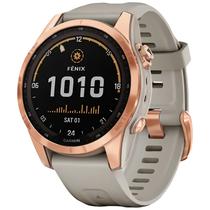 Relogio Smartwatch Garmin Fenix 7S Solar - Rose Gold/Beige (010-02539-10)