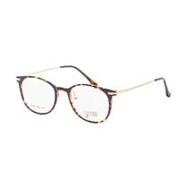 Armacao para Oculos de Grau Visard T8188 C3 Tam. 52-20-141MM - Animal Print/Dourado