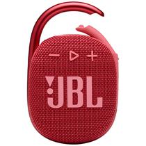 Speaker JBL Clip 4 5 Watts RMS com Bluetooth - Vermelho