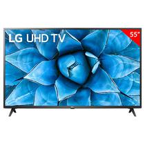 Smart TV LED de 55" LG 55UN7310 Uhd 4K com HDMI/USB (2020) - Preto