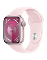 Relogio Apple Watch Series 9 45MM Pink Al Light Pink 'M/L' GPS Sport Band MR9H3L Model.A2980