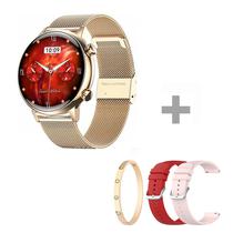 Smartwatch G-Tide Romance Lady Time com Bluetooth - Dourado