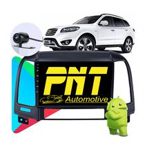 Central Multimidia PNT Hyundai Santa Fe (05-12) And 13 2GB/32GB Octacore Carplay+And Auto (Prata) Sem TV