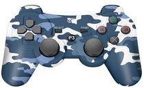 Controle Sem Fio Play Game Doubleshock para PS3 - Camo Blue