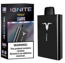 Vaper Descartavel Ignite V80 Black Edition 5% Nicotina 8000 Puffs - Banana Ice