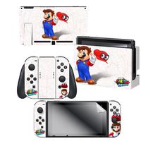 Adesivo para Nintendo Switch Mario Odyssey Mario Map 022750 com 3 Adesivos
