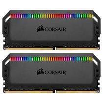 Memoria Ram Corsair Dominator Platinum DDR4 32GB (2X16GB) 3600MHZ RGB - Preto (CMT32GX4M2D3600C18)
