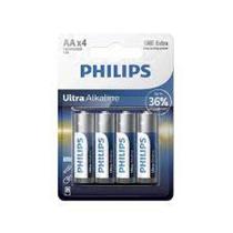 Pilhas Philips Ultra Alkaline AA com 4 LR6E4B/97