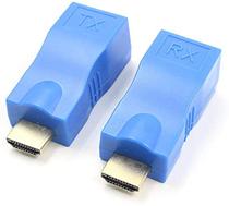 Adaptador HDMI p/ RJ45P X2 Extensor 30M MTS 1080