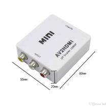 Adaptador / Conversor Av/HDMI - AV2HDMI - Rca/HDMI Mini 1080P