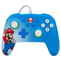 Controle Powera Enhanced Wired para Nintendo Switch - Mario Pop Art (PWA-A-02733)