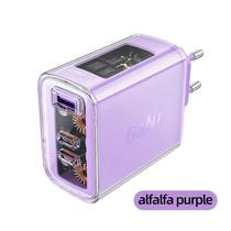 Carregador Acefast A45 65W USB-A + USB-C X2 Purple