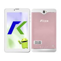 Tablet Keen A88 Dual Sim 8GB de 7.0" 2MP / VGA - Rosa / Branco