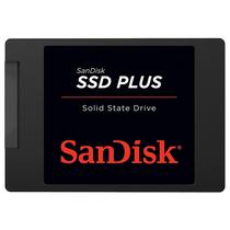 SSD Sandisk Plus, 480GB, 2.5", SATA 3, Leitura 535MB/s, Gravacao 445MB/s, SDSSDA-480G-G26