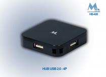 Hub USB Mtek HB-420 4 Portas 2.0 Black