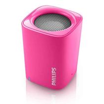 Caixa de Som de Som Philips BT-100 USB / Bluetooth-Rosa