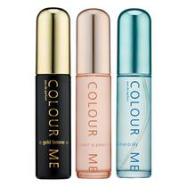 Kit Perfume Colour Me Femme Gold|Pearl|SKY Blue - Edp Feminino 50ML