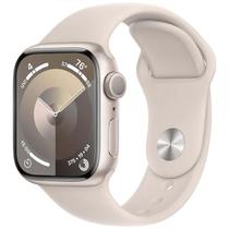 Apple Watch Series 9 Caixa de Aluminio Em Starligtht e Correia Esportiva Em Cor Starligtht 41 MM s/M MR8T3LL/A