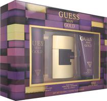 Kit Perfume Guess Gold Edt 75ML + Body Spray 226ML + Shower Gel 200ML