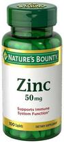 Natures Bounty Zinc 50MG 100 Capsulas
