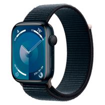 Apple Watch Series 9 MR9C3LW/A Caixa Aluminio 45MM Meia Noite - Loop Esportiva Meia Noite s/L