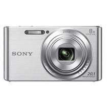 Camera Digital Sony DSC W-830 20.1 MP 8X Prata