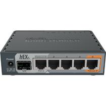 Roteador Ethernet Mikrotik Hex s RB760IGS com 5 Portas
