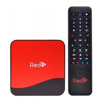 Receptor Red Pro 2 Iptv / Android 9 / 16GB / 2GB Ram / Full HD / App - Preto e Vermelho