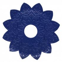Prato Narguile Ebs Flower Azul