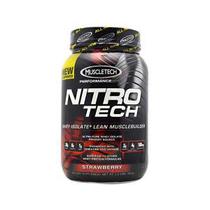 Nitro Tech Wey Isolate - 2LB 907G - Strawberry - Muscletech