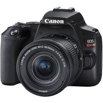 Camera DSLR Canon Eos Rebel SL3 Ef-s 18-55 Is STM Kit de 24.1MP com Tela 3" Wi-Fi/Bluetooth - Preto