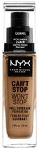 Base NYX Can'T Stop Won'T Stop Full Coverage CSWSF15 - Caramel