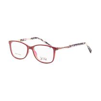 Armacao para Oculos de Grau Visard B2316-TR C13 Tam. 52-18-145MM - Vermelho/Animal Print