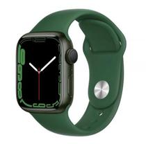 Apple Watch S7 GPS 41MM MKM03LL/A Aluminum Clover Sport Band -Verde