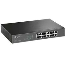 Switch TP-Link TL-SG1016D com 16 Portas Ethernet de 10/100/1000 MBPS - Preto