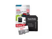 Cartão de Memória SD Micro 32GB Sandisk Ultra 100MB CLASS10