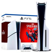 Console Sony Playstation 5 Slim CFI-2015A Spiderman 2 /8K/ 1TB - Branco(Caixa Danificada)