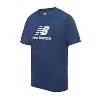 Camiseta New Balance Masculino Stacked Logo L Azul - MT31541NNY