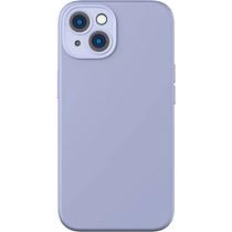 Estojo Protetor de Silicone + Protetor de Tela Baseus Liquid Silica Gel Series para iPhone 14 Plus - Lavanda (ARYT020205)