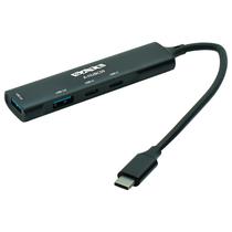 Hub USB Type-C 3.1 Satellite A-HUBC59 4 Portas / 2 USB 3.0 / 2 Type-C Femea - Preto